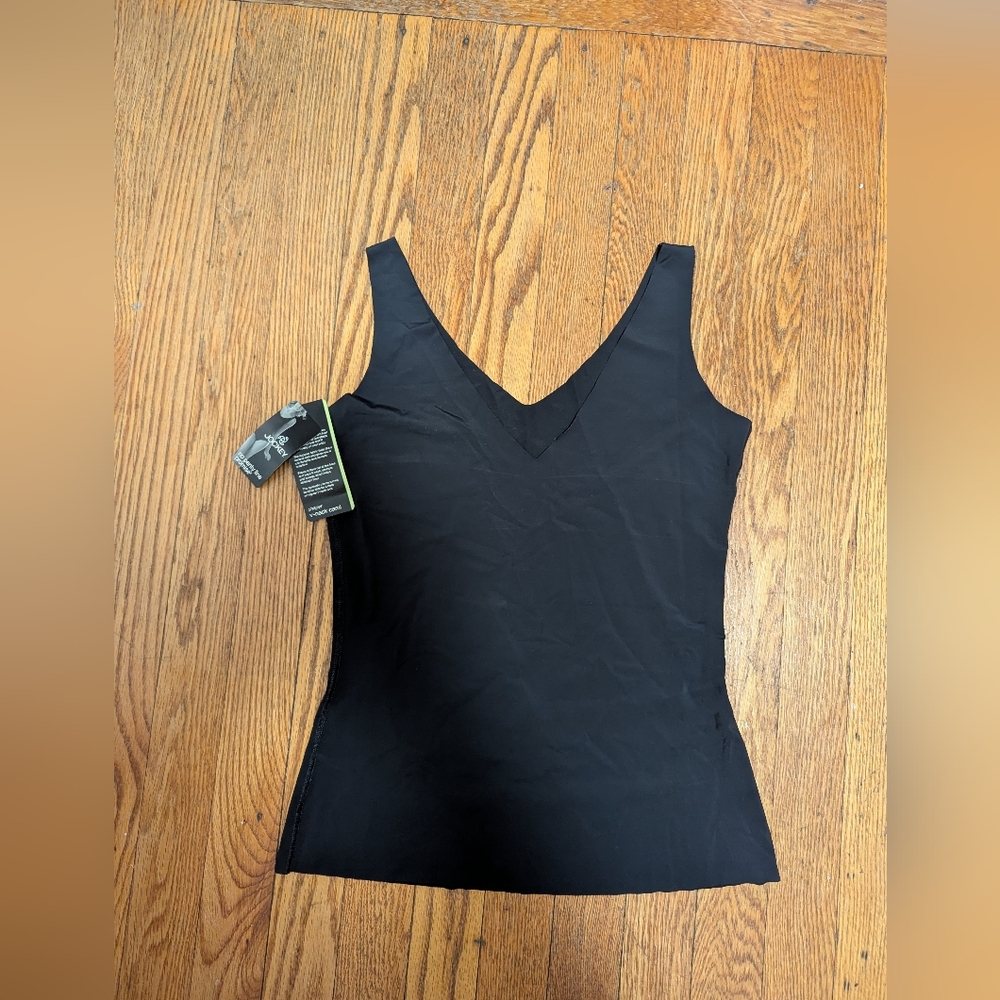 Jockey Black V-Neck Tank Top